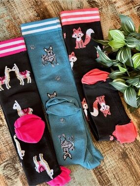 Women’s Knee-high Compression Socks | Set of 3 | #S35